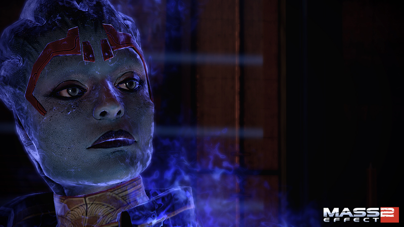 Illustration for article titled Mass Effect 2's New Blue Girl Kicks Ass